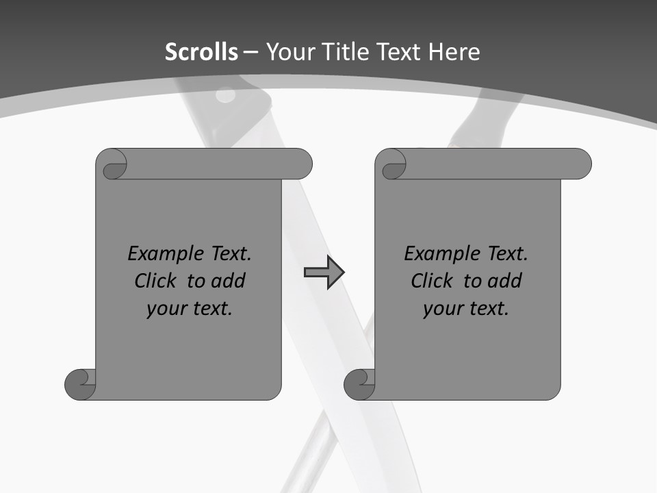 Silver White Black PowerPoint Template