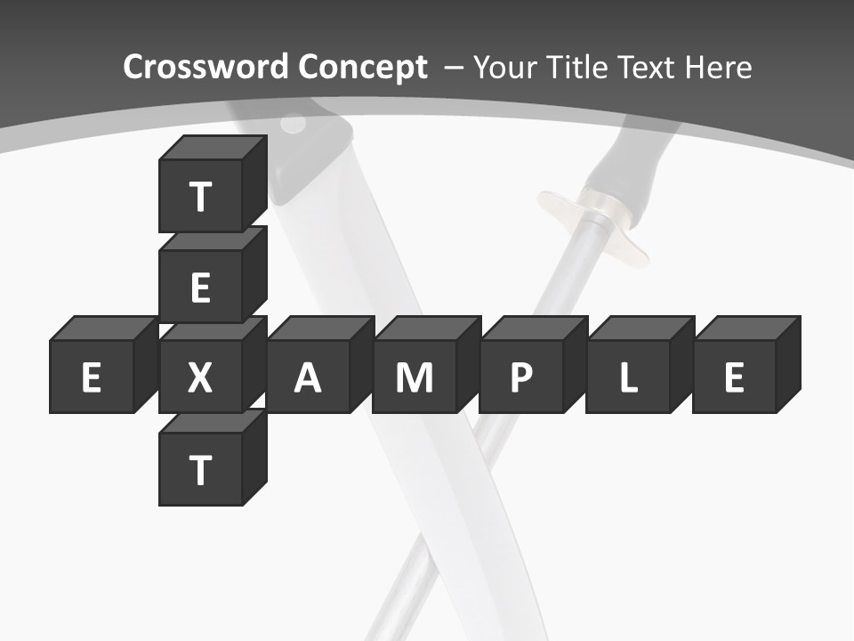 Silver White Black PowerPoint Template