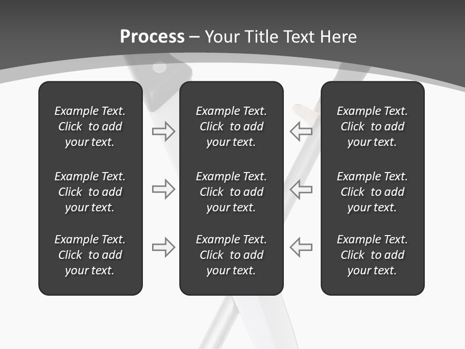 Silver White Black PowerPoint Template