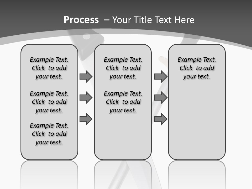 Silver White Black PowerPoint Template