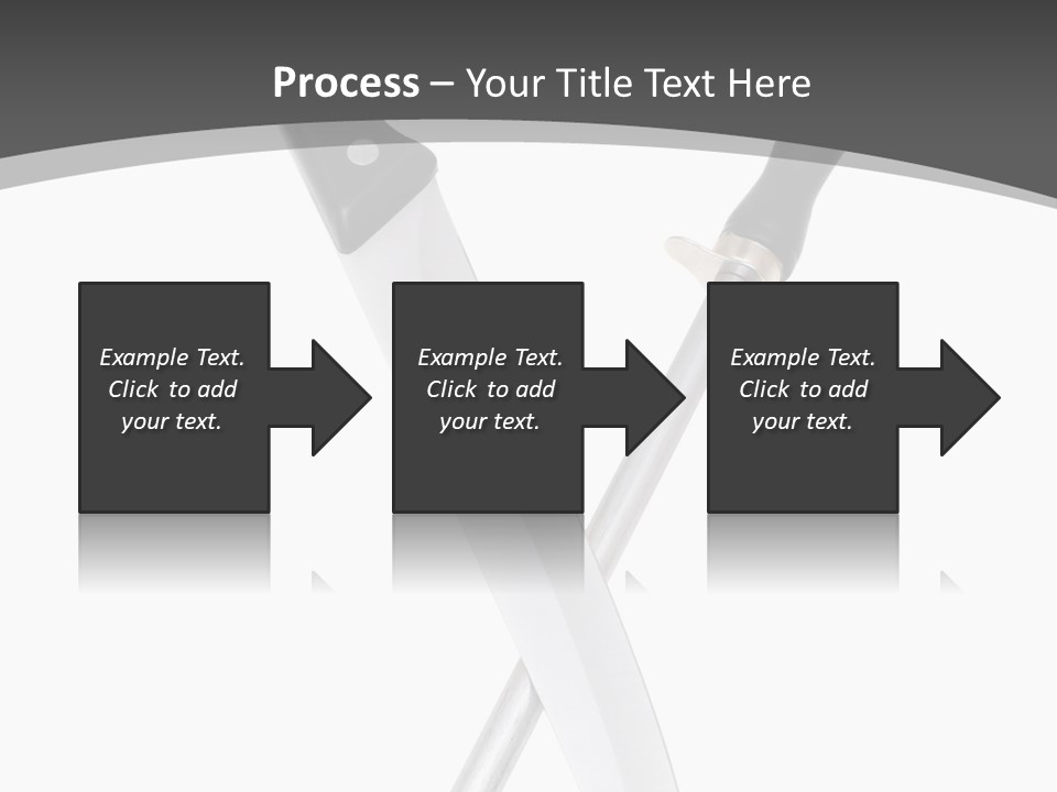 Silver White Black PowerPoint Template