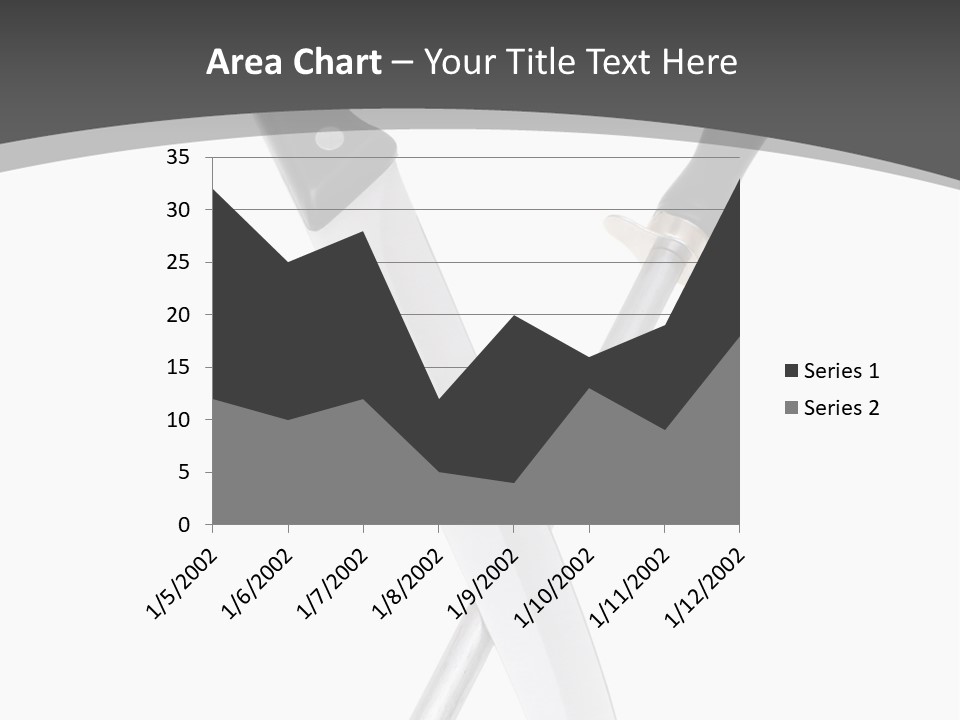 Silver White Black PowerPoint Template