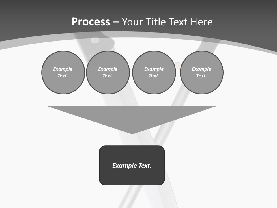 Silver White Black PowerPoint Template