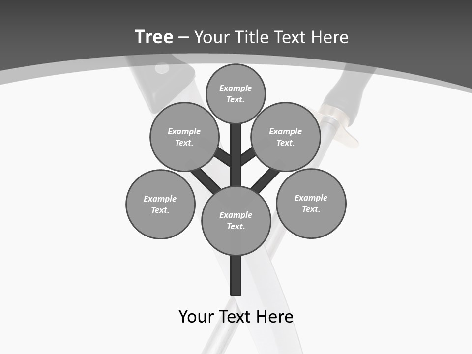 Silver White Black PowerPoint Template