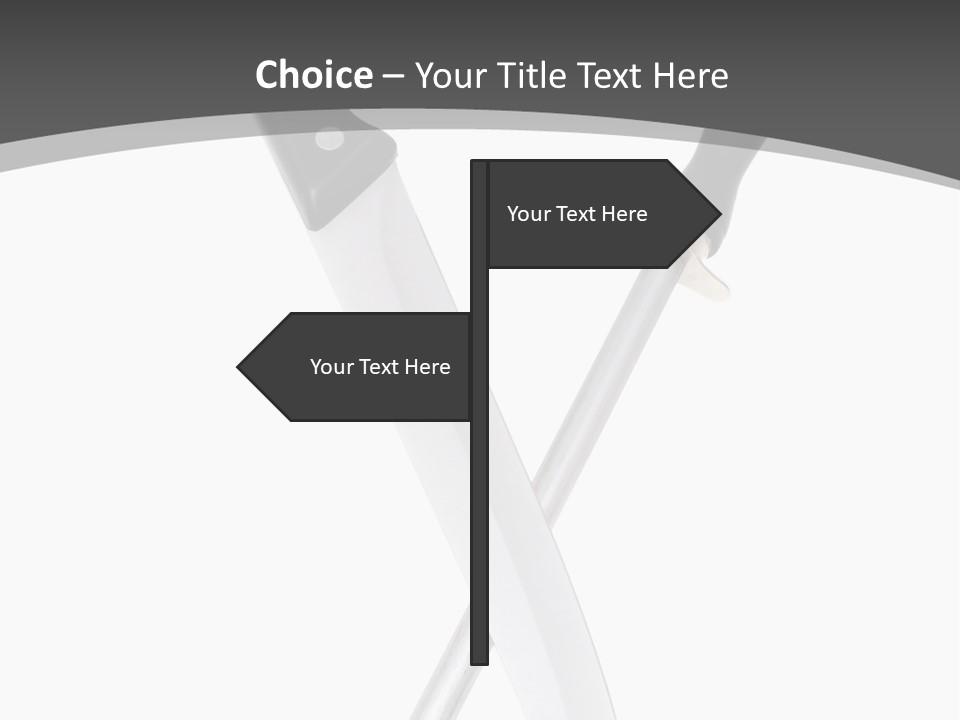 Silver White Black PowerPoint Template