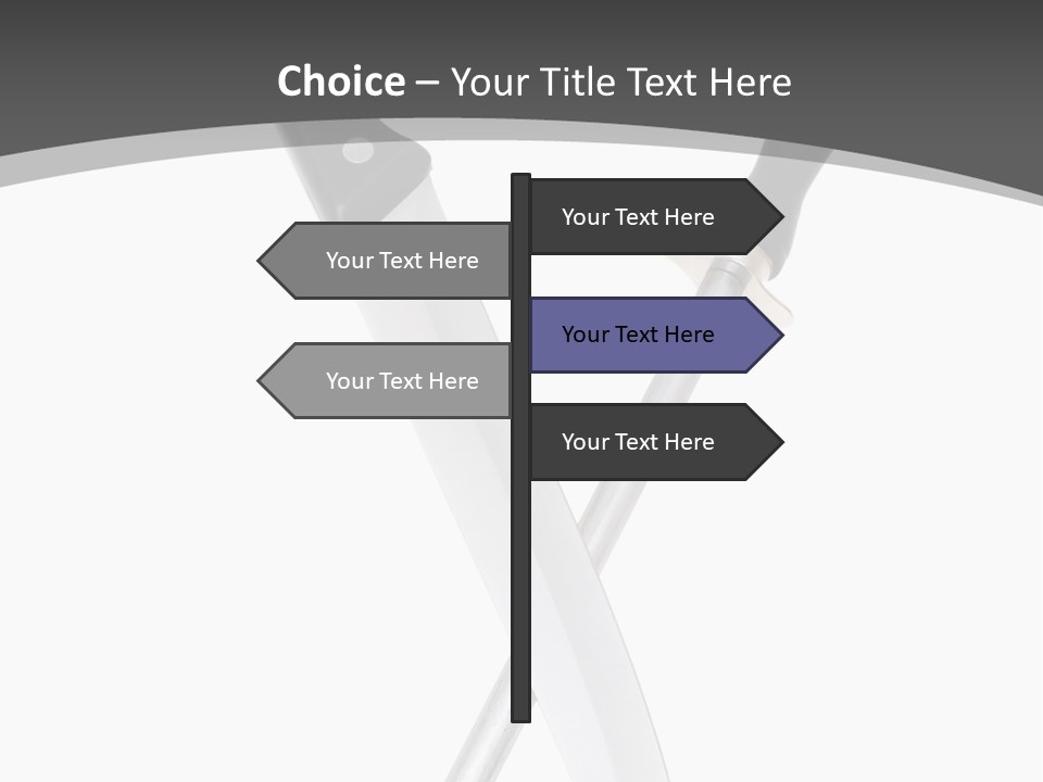 Silver White Black PowerPoint Template