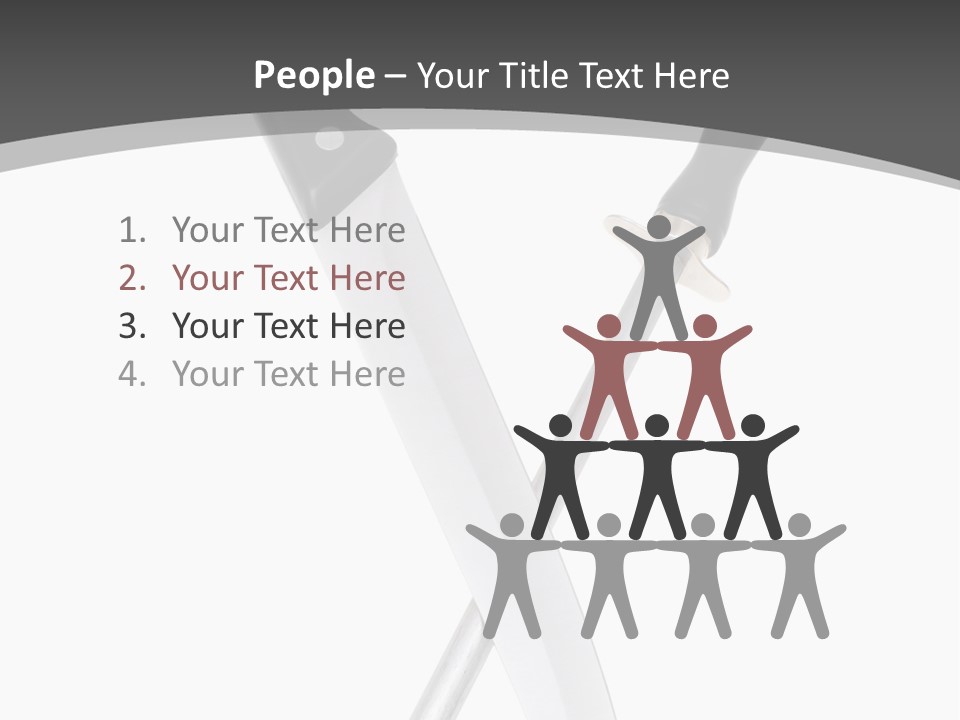 Silver White Black PowerPoint Template