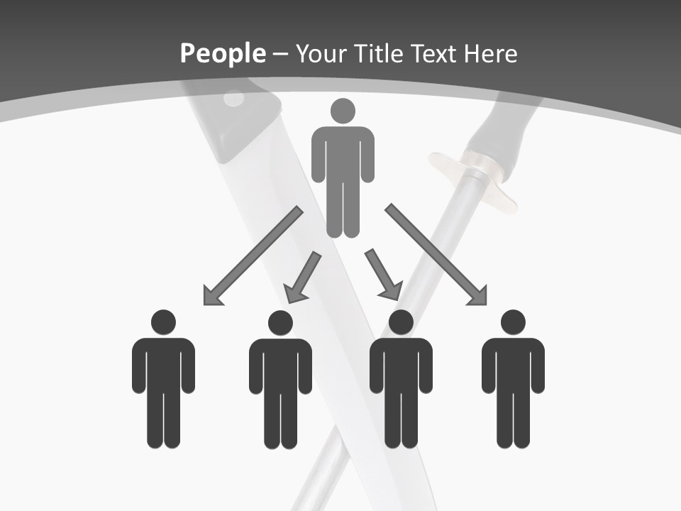 Silver White Black PowerPoint Template