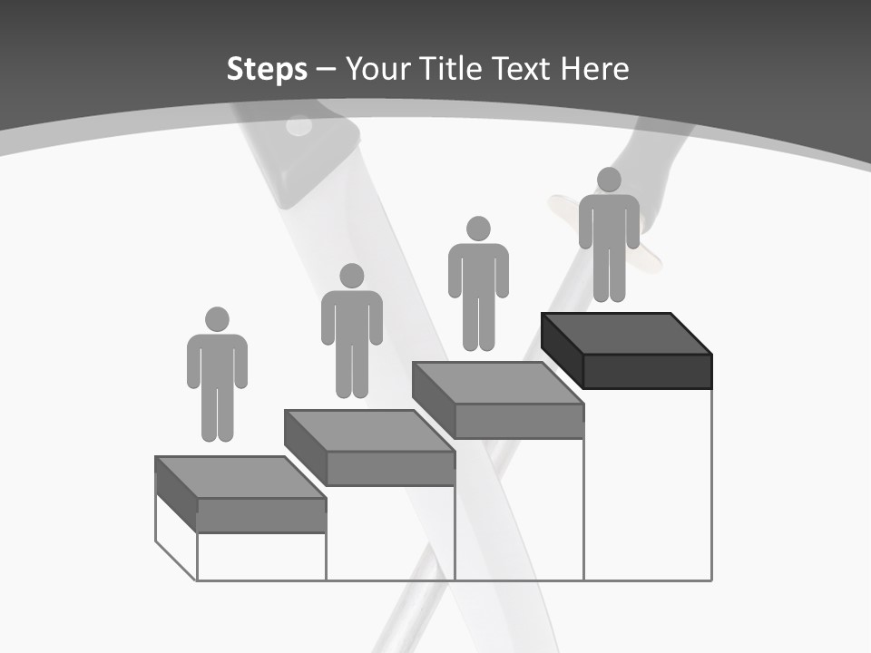 Silver White Black PowerPoint Template