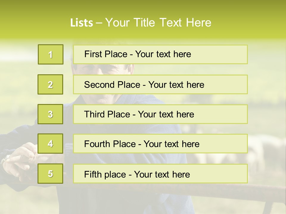 Occupation Shepherd Agriculture PowerPoint Template