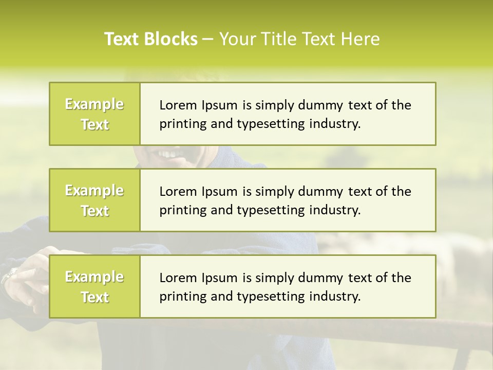 Occupation Shepherd Agriculture PowerPoint Template