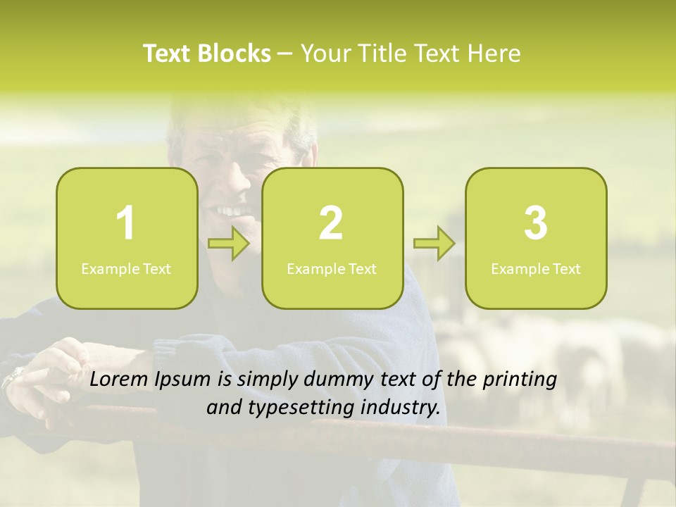 Occupation Shepherd Agriculture PowerPoint Template