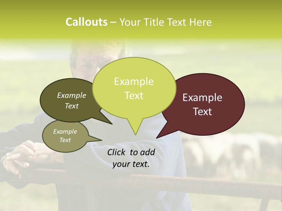Occupation Shepherd Agriculture PowerPoint Template