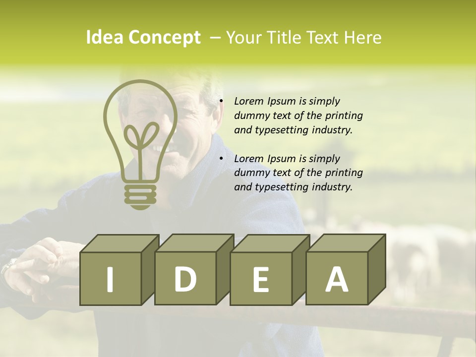 Occupation Shepherd Agriculture PowerPoint Template