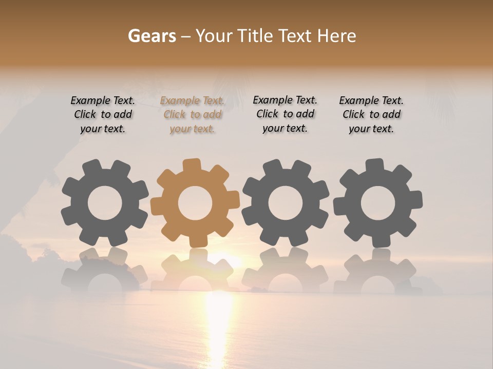 Sunrays Light Sun PowerPoint Template