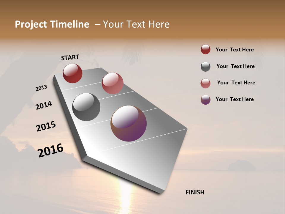 Sunrays Light Sun PowerPoint Template