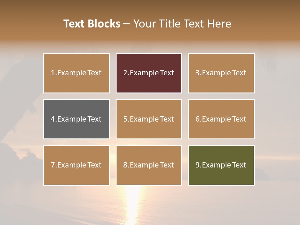 Sunrays Light Sun PowerPoint Template