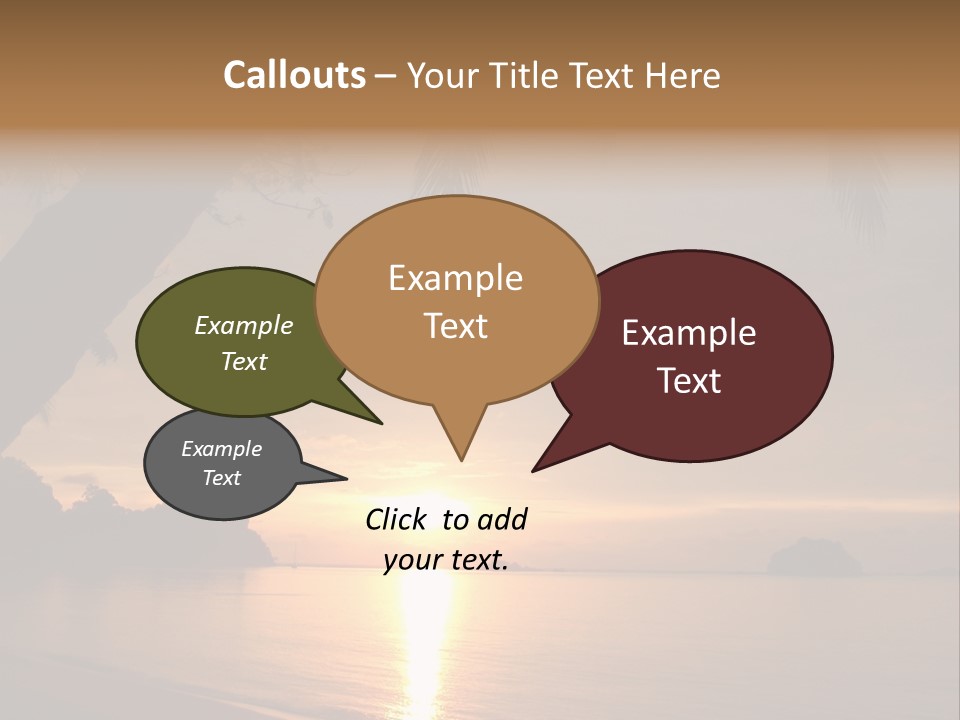 Sunrays Light Sun PowerPoint Template