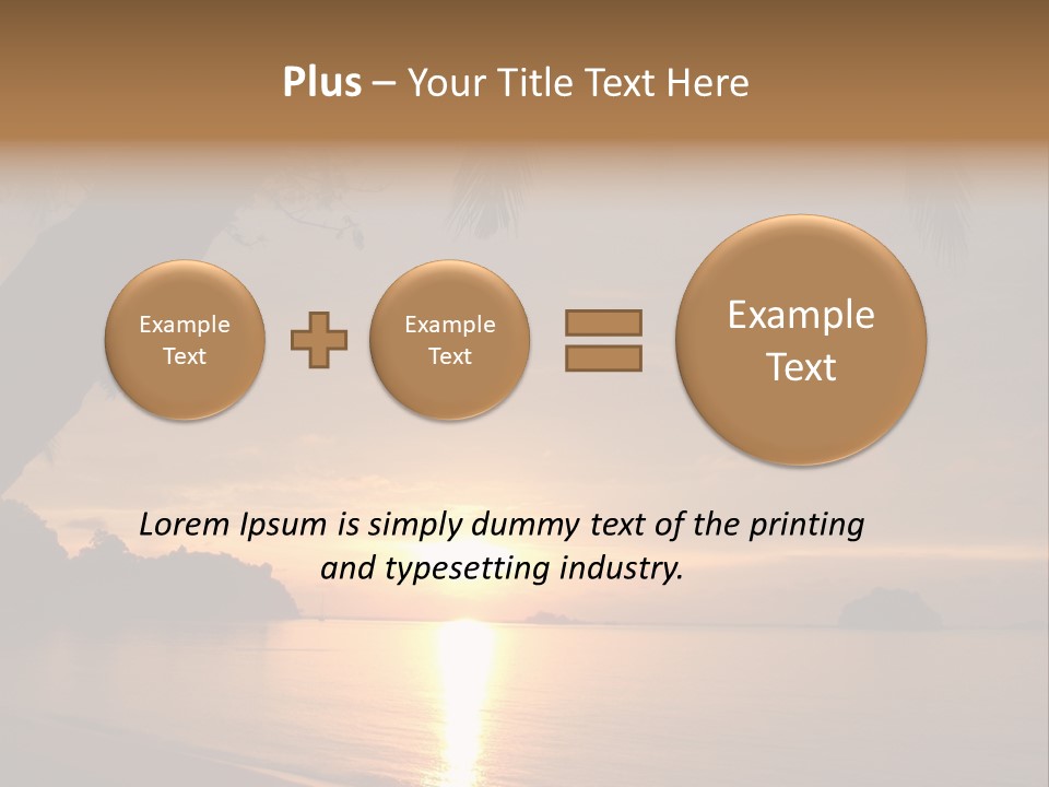 Sunrays Light Sun PowerPoint Template