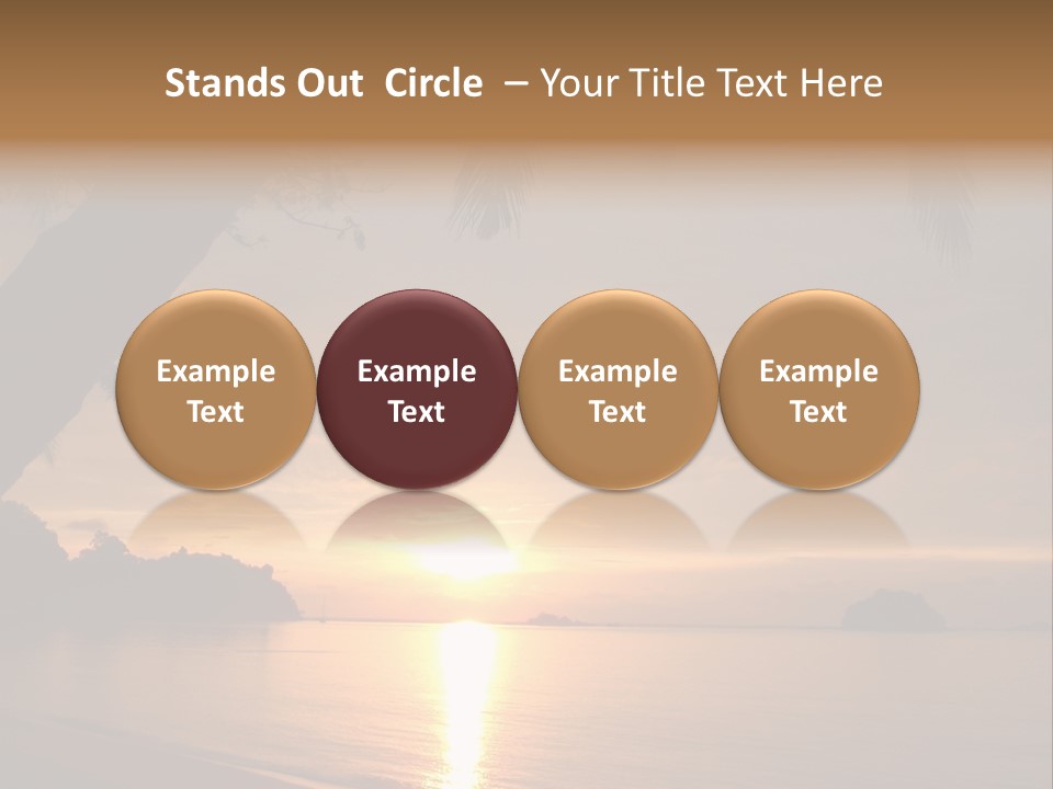 Sunrays Light Sun PowerPoint Template
