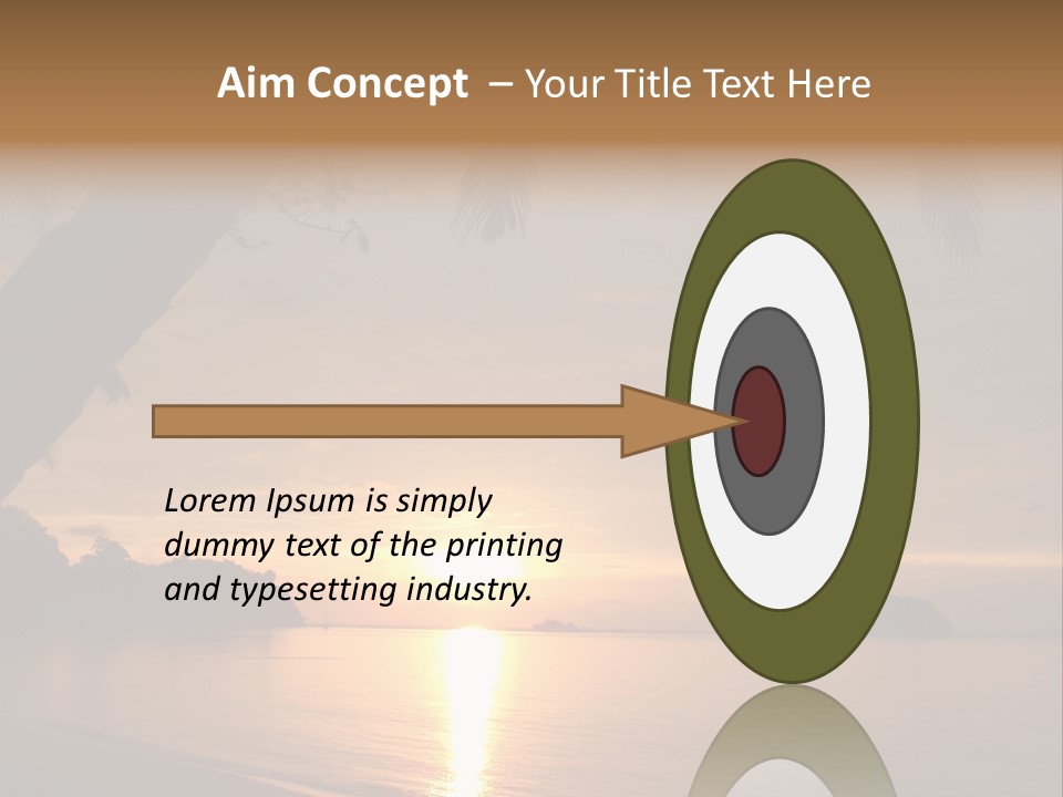 Sunrays Light Sun PowerPoint Template