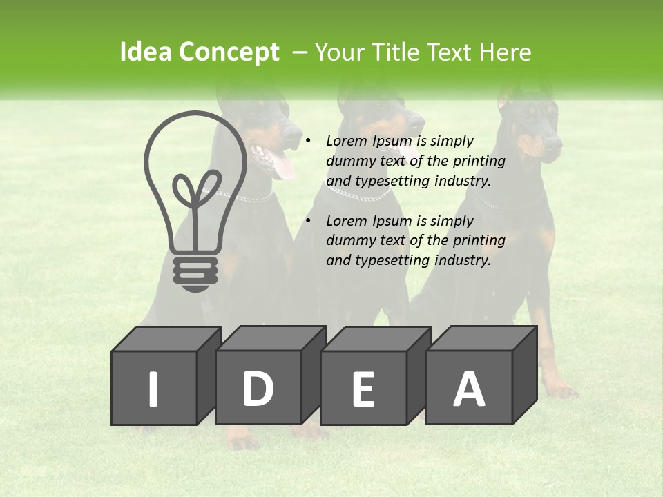 Malicious Grass Sit PowerPoint Template