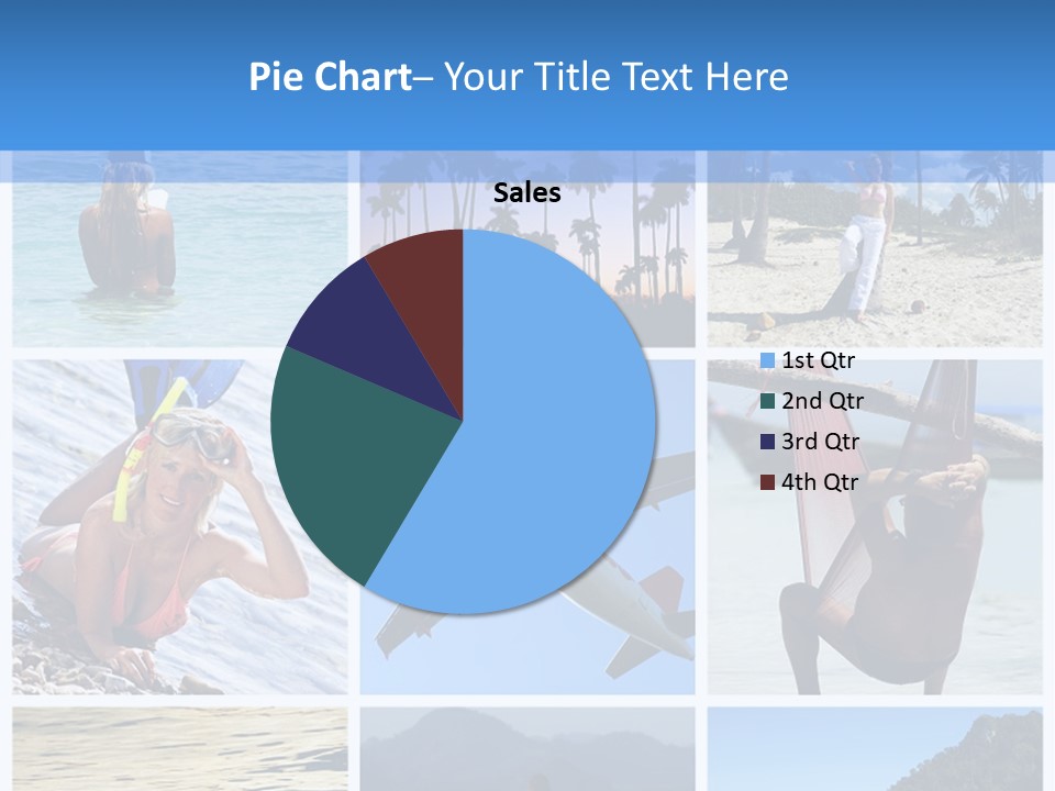 Beach Boat Plane PowerPoint Template