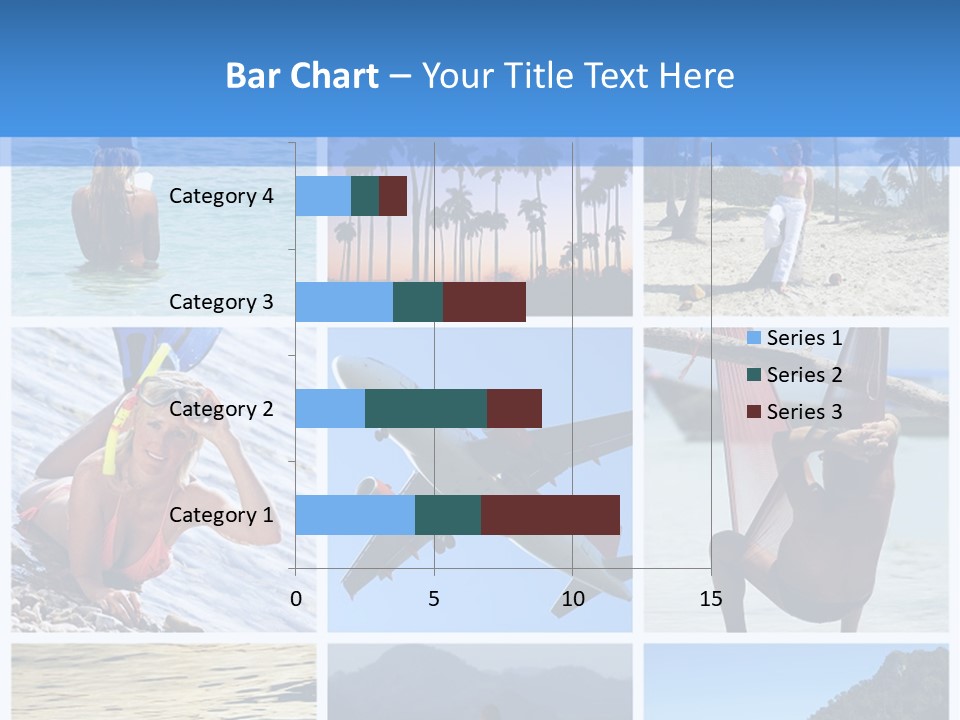 Beach Boat Plane PowerPoint Template