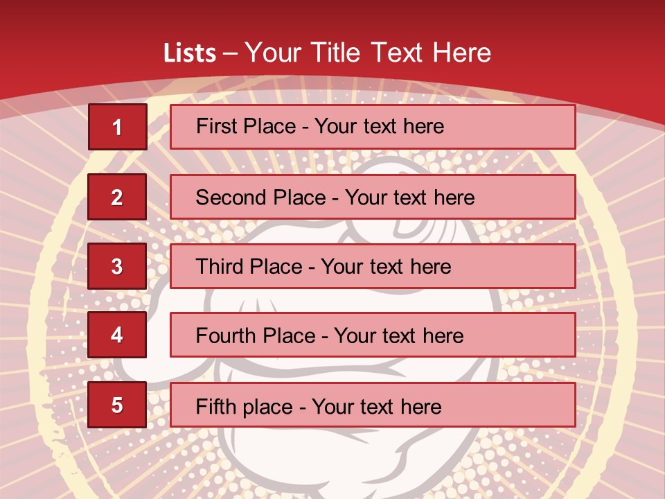 Discriminate Symbol Protest PowerPoint Template