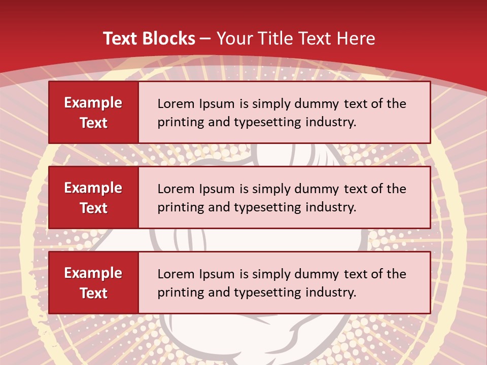 Discriminate Symbol Protest PowerPoint Template
