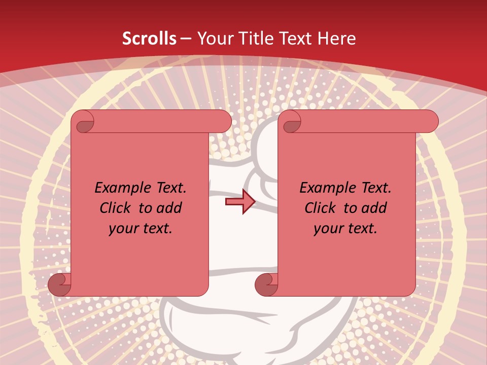 Discriminate Symbol Protest PowerPoint Template