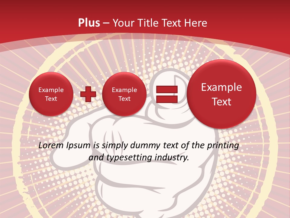 Discriminate Symbol Protest PowerPoint Template