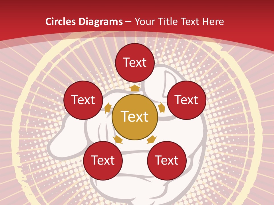 Discriminate Symbol Protest PowerPoint Template