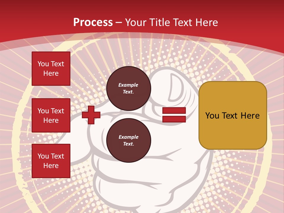 Discriminate Symbol Protest PowerPoint Template
