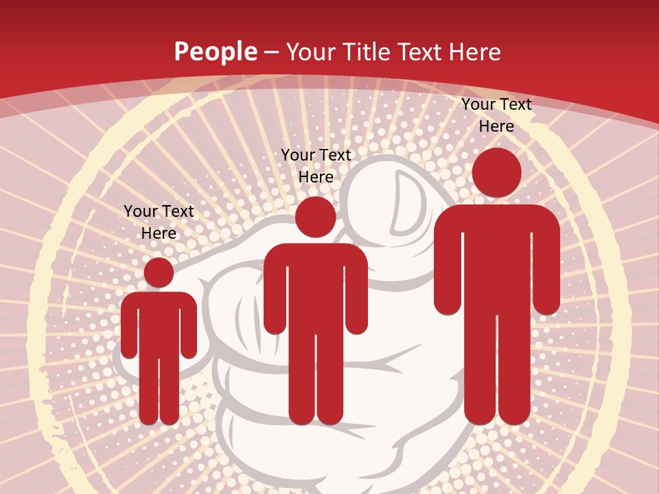 Discriminate Symbol Protest PowerPoint Template