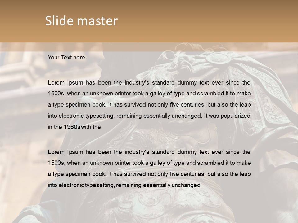 Historic Sculpture Landmarks PowerPoint Template