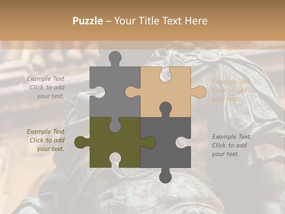 Historic Sculpture Landmarks PowerPoint Template