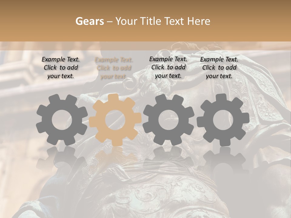 Historic Sculpture Landmarks PowerPoint Template