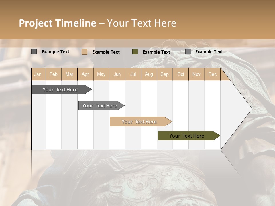 Historic Sculpture Landmarks PowerPoint Template