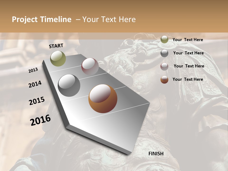 Historic Sculpture Landmarks PowerPoint Template