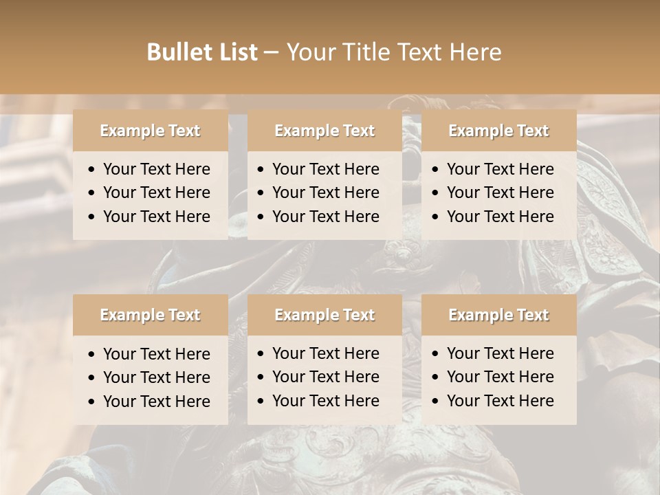 Historic Sculpture Landmarks PowerPoint Template