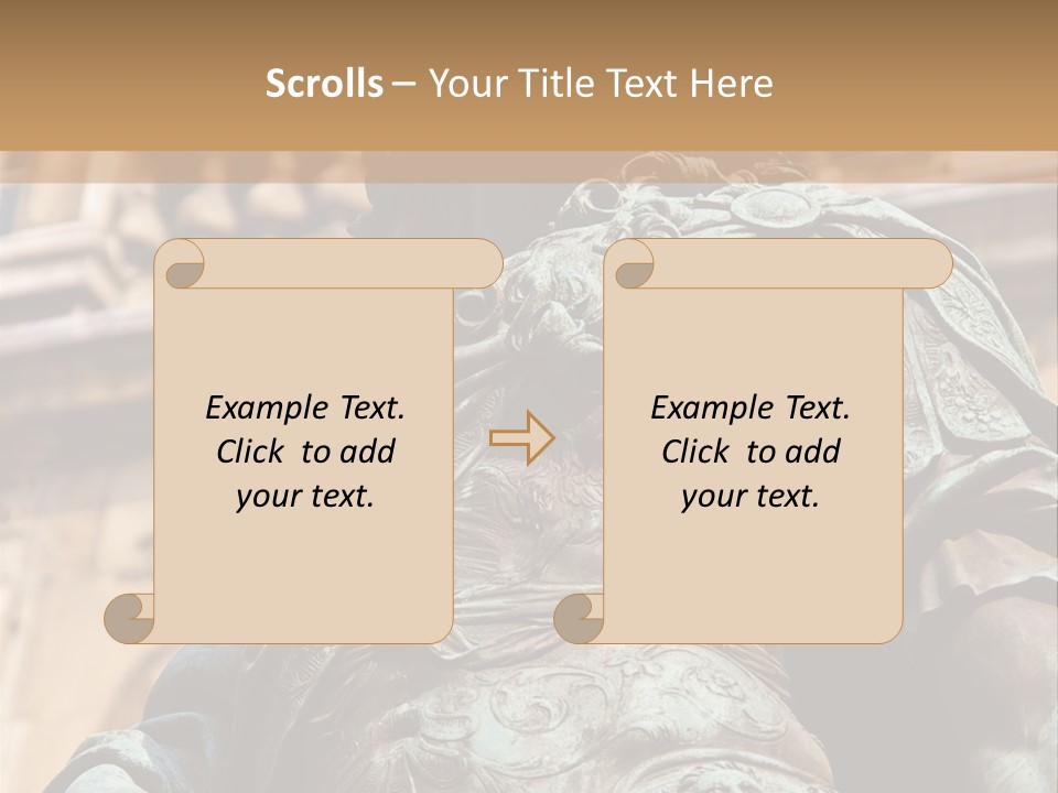 Historic Sculpture Landmarks PowerPoint Template