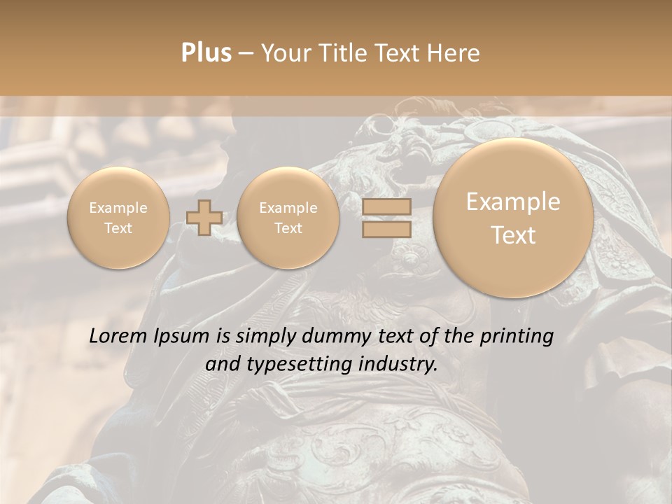 Historic Sculpture Landmarks PowerPoint Template