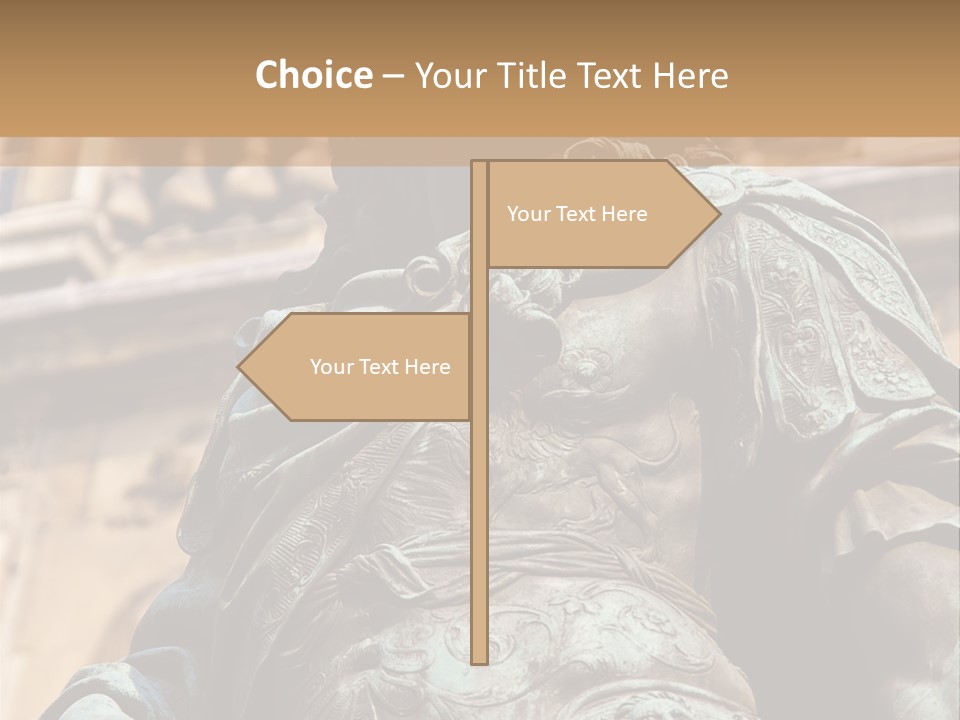 Historic Sculpture Landmarks PowerPoint Template