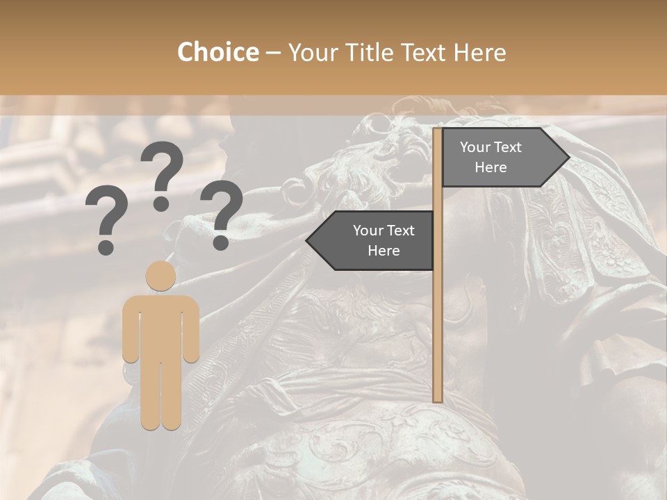 Historic Sculpture Landmarks PowerPoint Template