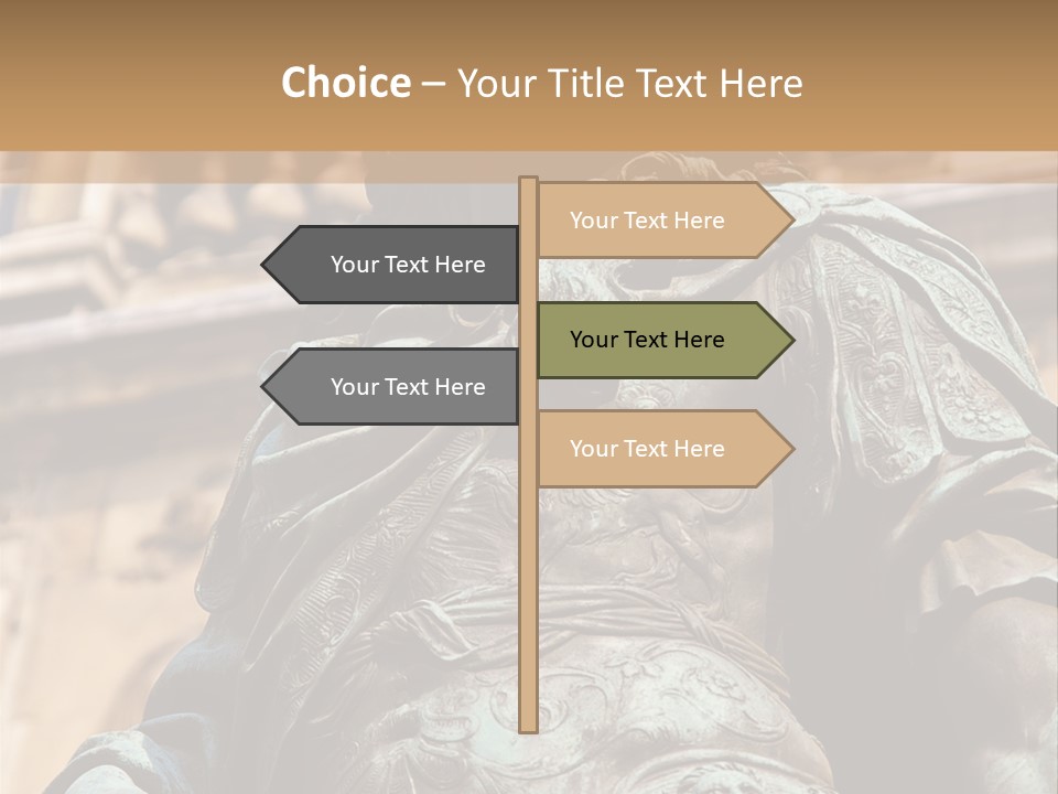 Historic Sculpture Landmarks PowerPoint Template