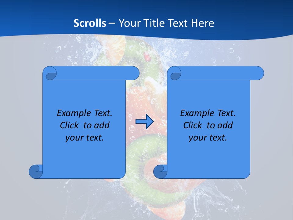 Flowing Creative Art PowerPoint Template