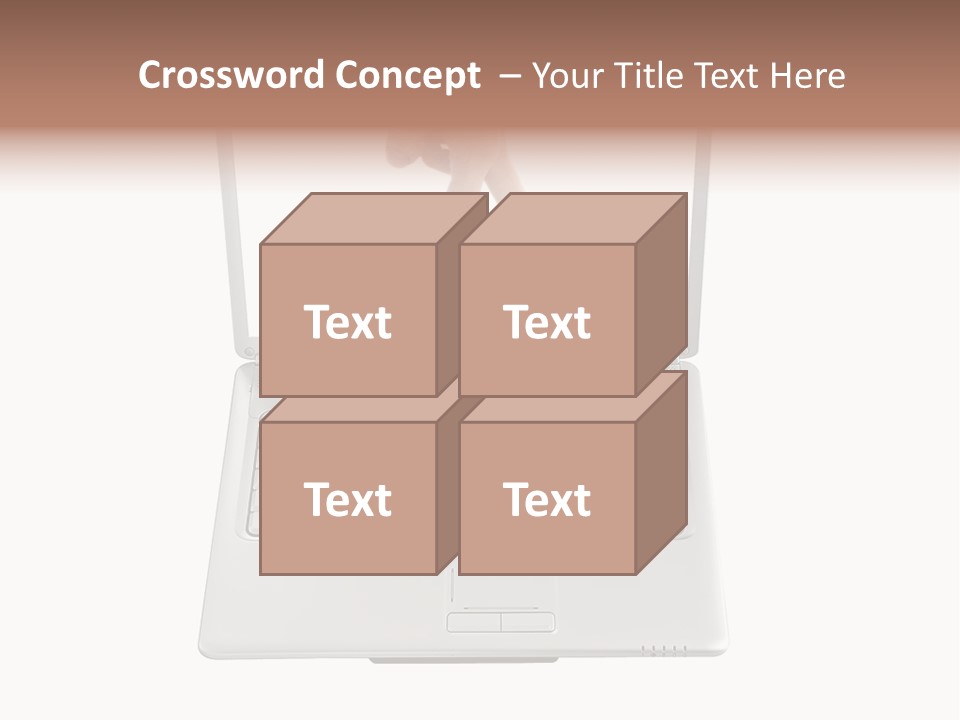 Concept Finger Isolated PowerPoint Template