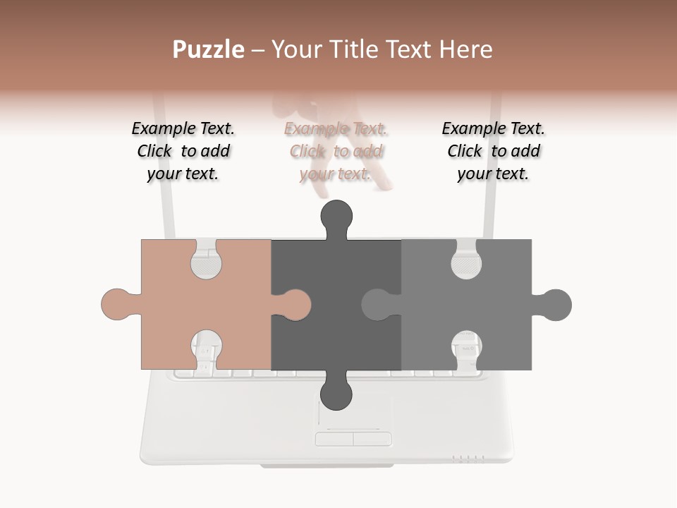 Concept Finger Isolated PowerPoint Template