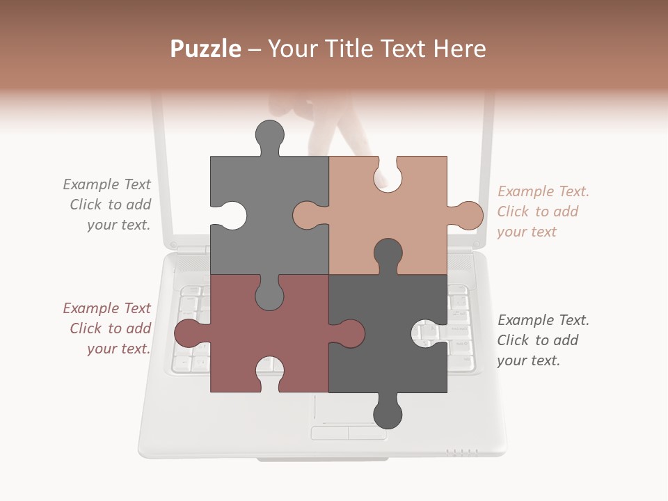 Concept Finger Isolated PowerPoint Template